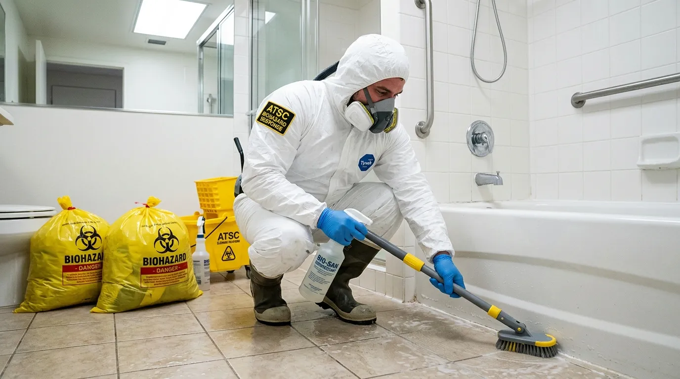 Decontamination equipment deployed for Blood Cleanup in Waterboro